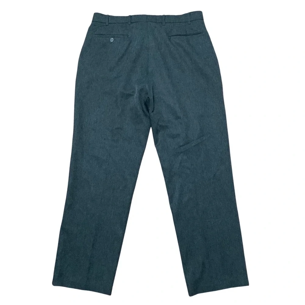 Vintage Levis Action Slacks Mens 38x31 Gray Dress Pants Heathered Made in USA